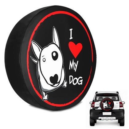 Capa de Estepe Crossfox 2005 a 2018 Love Dog Com Cadeado Capa de Estepe Crossfox 2005 a 2018 Love Dog Com Cadeado