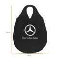 Lixeira Automotiva Cambio Logo Mercedes Benz Carpete Bordado - imagem adicional 1